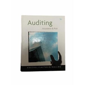 Auditing Assurance and Risk 3e textbook Good Condition